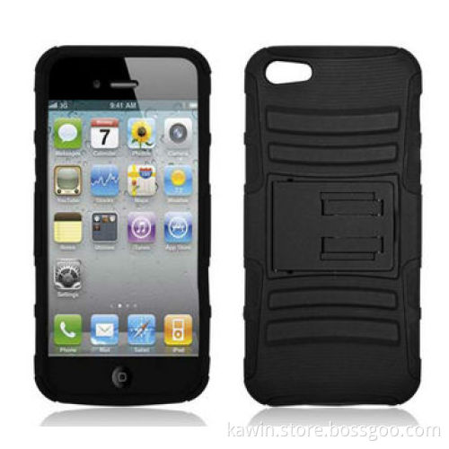 Super Combo 2-in-1 PC + Silicone Cover for Apple iPhone 5G